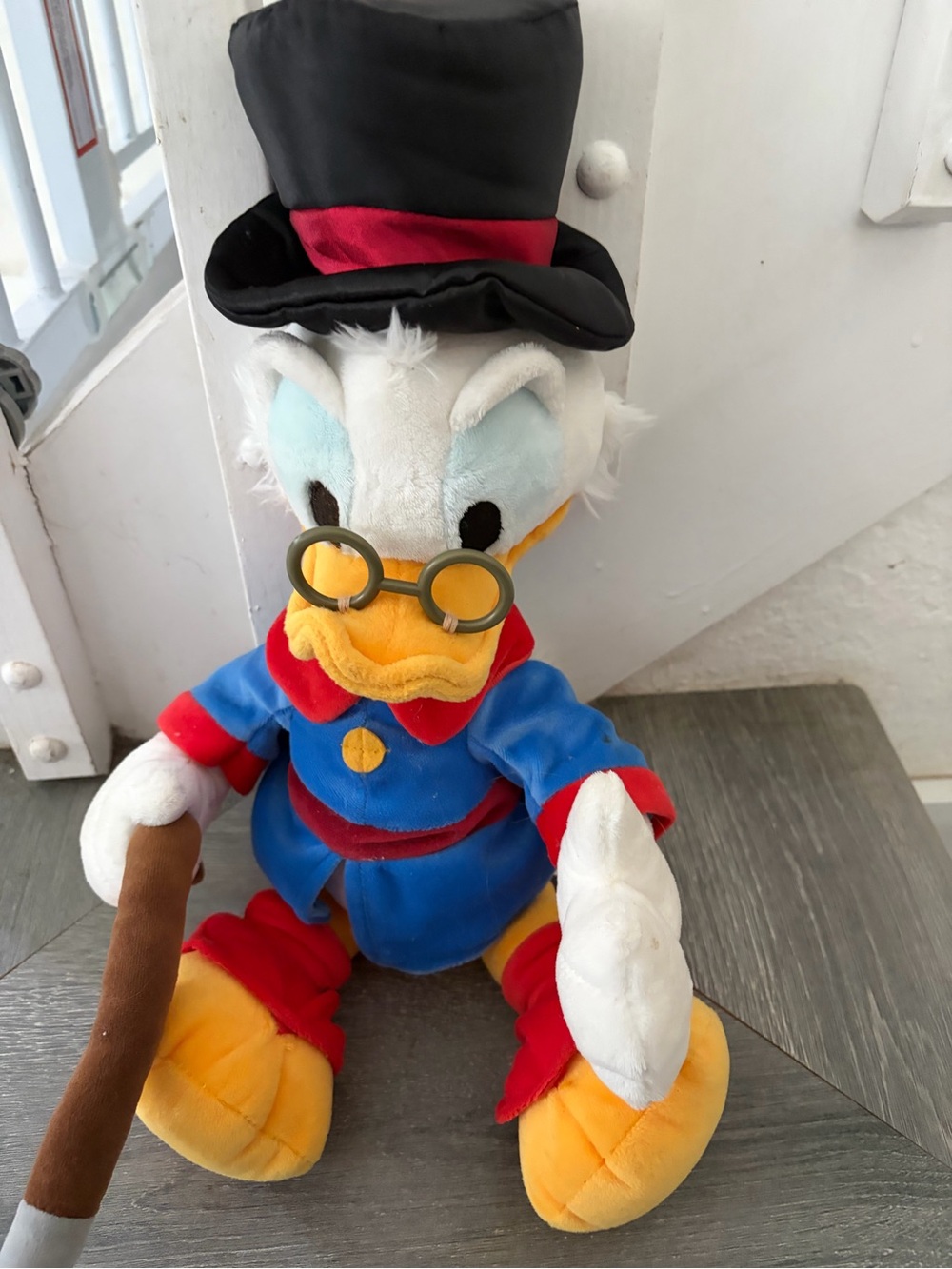 Scrooge McDuck Vintage Authentic Disney Store Exclusive 18" Plush Duck Tales